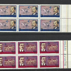 Romania MNH 1972 - Aniversari Aviatie - LP 803 X6