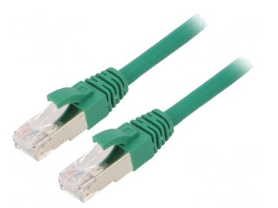 Patch Cord Ethernet Cat.6a S/FTP LSZH Verde foto