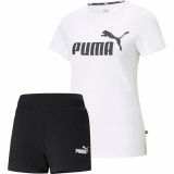 ESS Sweat Shorts + ESS Logo Tee, Puma