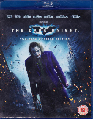 Film Blu Ray: The Dark Knight ( Editie speciala pe 2 discuri; sub. engleza ) foto