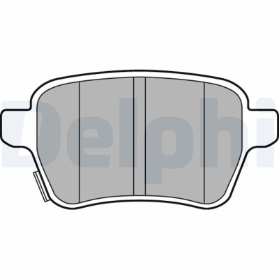 DELPHI LP3165 set placute frana,frana disc foto