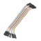 Set cabluri breadboard cu conectori mama-mama, lungime 20cm, set 40 fire colorate