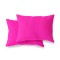 Set 2 huse perna din bumbac ranforce 100%, densitate 120 g/mp, Fucsia