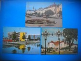 HOPCT LOT 3677 -IP- 3 CARTI POSTALE-TARGU MURES-CIRCULATE, Circulata, Printata