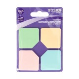 Notite Autoadezive Strigo Patrate, 4A 20 File, Pastel, 35A 35 mm