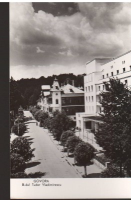 CPIB 22656 - CARTE POSTALA - GOVORA. B-dul TUDOR VLADIMIRESCU, RPR, NECIRCULATA foto