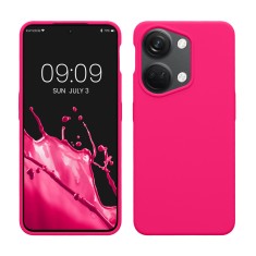 Husa Kwmobile pentru OnePlus Nord 3 5G, Roz, Silicon, 61766.77 foto