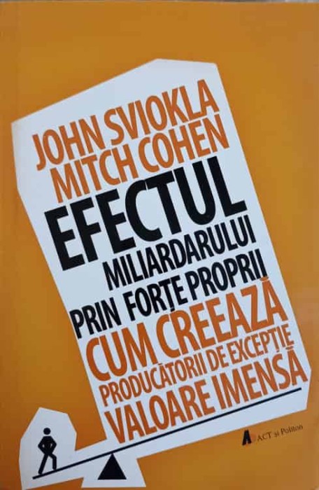 EFECTUL MILIARDULUI PRIN FORTE PROPRII. CUM CREEAZA PRODUCATORII DE EXCEPTIE VALOARE IMENSA-JOHN SVIOKLA, M-240703
