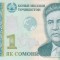 Bancnota Tadjikistan 1 Somoni 1999 (2010) - P14A UNC