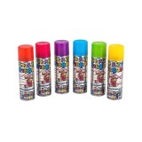 Spray confetti pentru petreceri, Crazzy Ribbon, diverse culori - Albastru, ProCart
