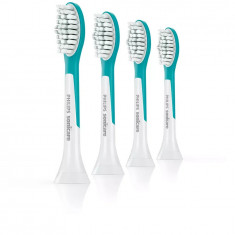 Rezerve periuta de dinti electrica Philips Sonicare for Kids HX6044/33, 4 buc, standard, Alb