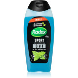 Radox Sport Mint &amp; Sea Salt Gel de duș energizant pentru barbati 400 ml