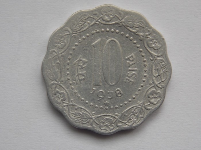 10 PAISE 1978 INDIA