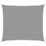 vidaXL P&acirc;nză de umbră Antracit și Alb 6 x 7 m HDPE 42032782