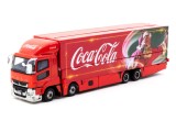 Macheta Mitsubishi Fuso Super Great Coca-Cola Santa Truck Tarmac 1:64