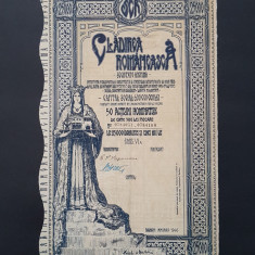 Actiune 1946 Cladirea romaneasca , titlu 50 actiuni nominative