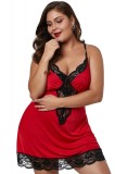 W573P-311 Lenjerie babydoll plus size cu dantela