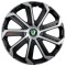 Set 4 Capace Roti Evo Gri-Negru R14, Pentru SKODA