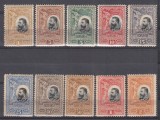 ROMANIA1906 LP 61 REGELE CAROL 25 DE ANI DE LA PROCLAMAREA REGATULUI GUMA ORIGINALA SERIE USOARA URMA SARNIERA