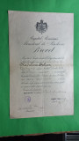 Brevet de Inaintare in Grad aviator 1914 Semnat Ion I C Bratianu