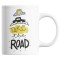 Cana alba personalizata &quot;TAKE the ROAD&quot;, INOVATIX&reg;. 330ml