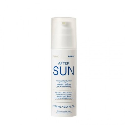 Gel după soare răcoritor cu iaurt KORRES pentru față și corp 150 ml foto