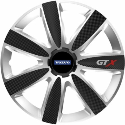 Set 4 Capace Roti GTX Carbon Gri-Negru R17, Pentru Volvo foto