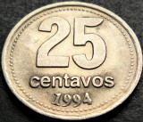 Moneda 25 CENTAVOS - ARGENTINA, anul 1994 * cod 3293