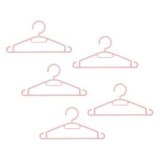 Umerașe din Plastic pentru Copii, Set 5 buc, Roz, 30 cm, CMCLASS