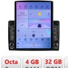 Navigatie universala 2din-2 ecran tip TESLA 9.7&quot; cu Android Radio Bluetooth Internet GPS WIFI 4+32GB DSP 4G O CarStore Technology