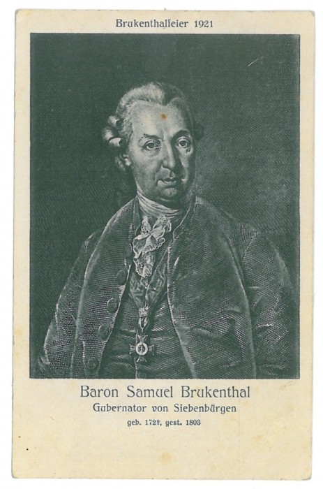 3892 - SIBIU, Baron Samuel BRUKENTHAL, Romania - old postcard - unused