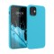 Husa Kwmobile pentru Apple iPhone 12/iPhone 12 Pro, Silicon, Albastru, 53938.205