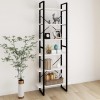 Gossi dulap inalt, alb, 80x30x210 cm, lemn masiv de pin