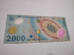 Romania 2000 lei 1999(eclipsa) foto