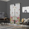 Draperie dim-out model floral cu inele auriu antic, Madison, 200x265 cm, densitate 700 g/ml, Parrot Tulipa, 1 buc