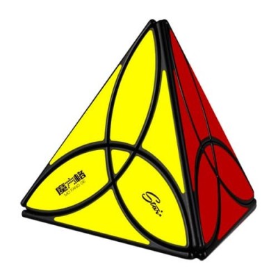 Cub tip Rubik QY Toys Clover Pyraminx, jucarie educativa foto