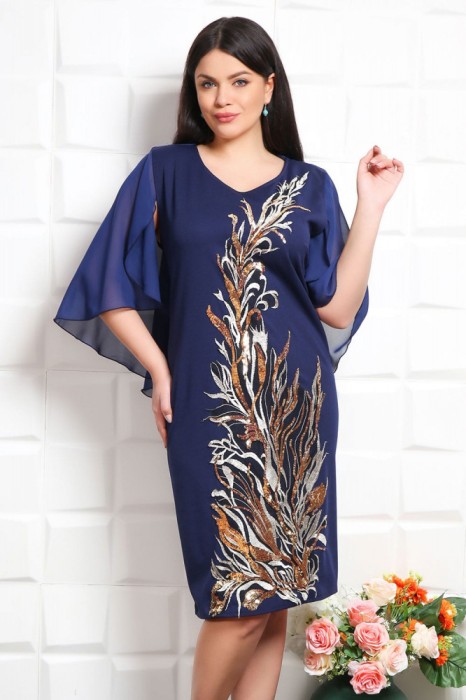 Rochie de Ocazie Anto Bleumarin - 60Marimea