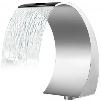 Cascada inox, Inaltime 60 cm, Latime 30 cm, Arc de cerc foto