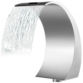 Cascada inox, Inaltime 60 cm, Latime 30 cm, Arc de cerc