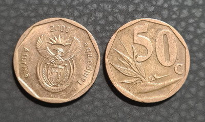 Africa de Sud 50 centi cents 2008 foto