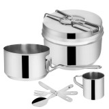 Set de camping Orion din otel inoxidabil, 7 piese Handy KitchenServ