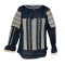 Bluza dama casual R 25, marime 3XL, negru/bej