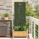 vidaXL Ecran de intimitate pentru grădină Olivengr&oslash;nn 50 x 140 cm 876339