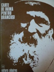 CARTE DE INIMA PENTRU BRANCUSI de NINA STANCULESCU, BUC.1976 foto