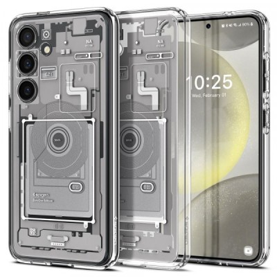 Husa pentru Samsung Galaxy S24 S921, Spigen, Ultra Hybrid Zero One, Alba foto