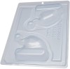 Forma pentru ciocolata BWB 10049, 18.5 x 24 cm, plastic, silicon, transparent