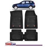 Covorase Auto TEAMCAR&reg; Tip Tăvită pentru BMW X3 E83 2003-2010, Compatibile Universal, Negru, Set Complet Față-Spate