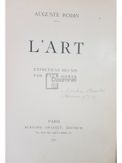 Auguste Rodin - L&amp;#039;art des conquistadors (Editia: 1911) foto