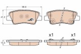 TRW GDB3537 COTEC set placute frana,frana disc