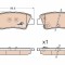 TRW GDB3537 COTEC set placute frana,frana disc